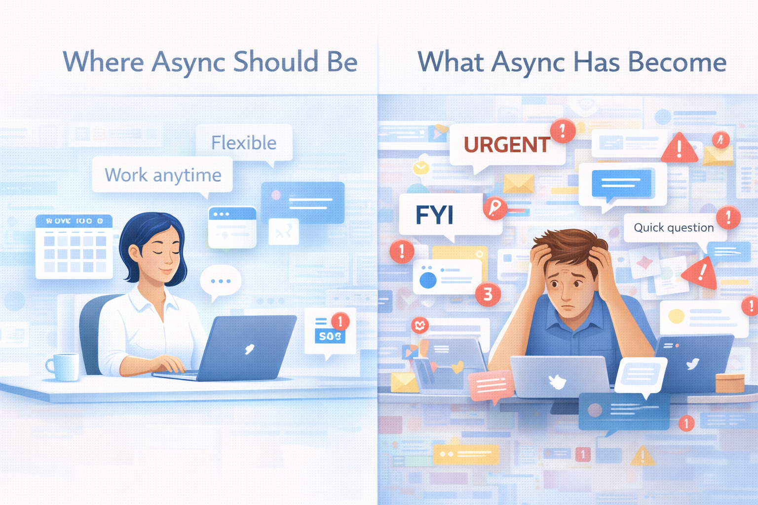 Cover image for The Async Communication Problem